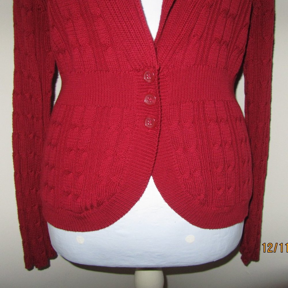 Women's Croft & Barrow Berry Wine Sweater Size Large NWT-$50.00 - Picture 2 of 7